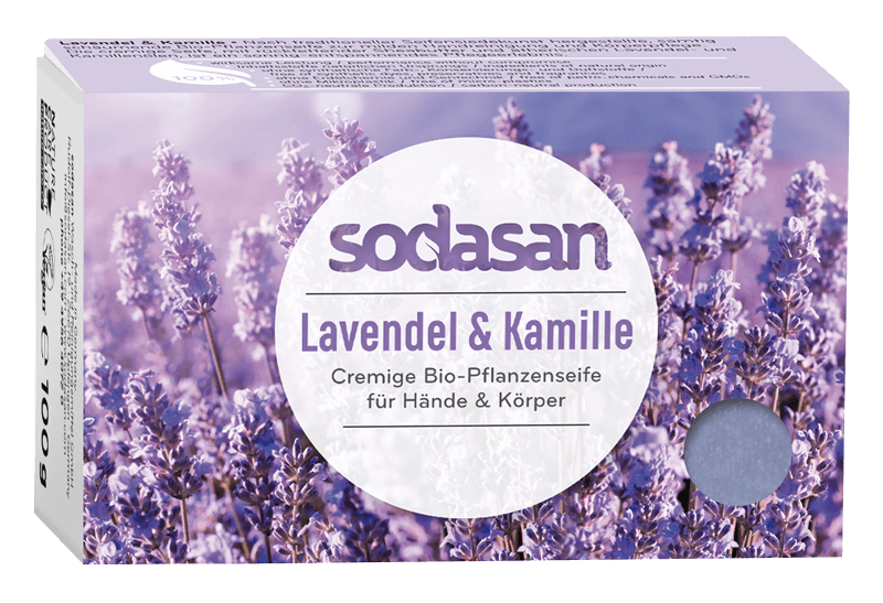 Produktbild - Sodasan - Pflanzenseife Lavendel & Kamille