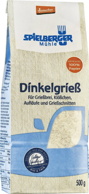 Produktbild - Spielberger Mühle - Dinkelgrieß (500g)