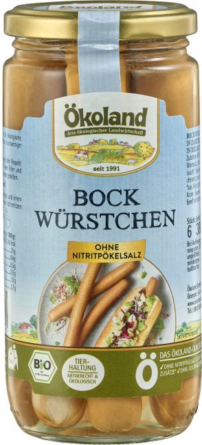 Produktbild - Ökoland -  Bock Würstchen (350g)