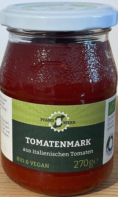 Produktbild - Pfandwerk - Tomatenmark - bio - Mehrweg - 270g