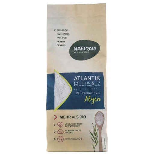 Produktbild - Naturata - Atlantik Meersalz - Algen - bio - 500g