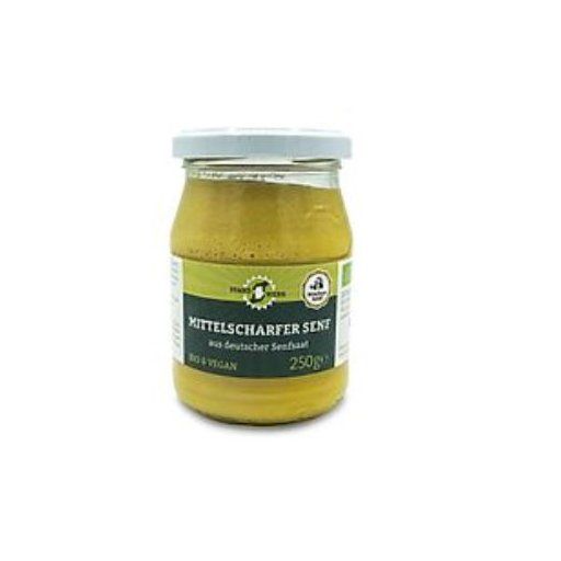 Produktbild - Pfandwerk - Senf - mittelscharf - bio - Mehrweg - 250g