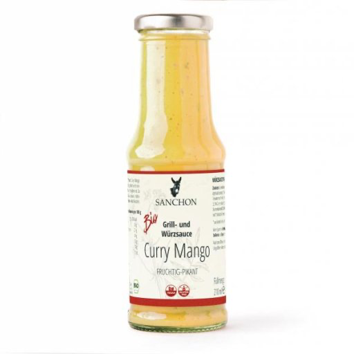 Produktbild - Sanchon - Grill- und Würzsauce - Curry-Mango - bio - 210ml