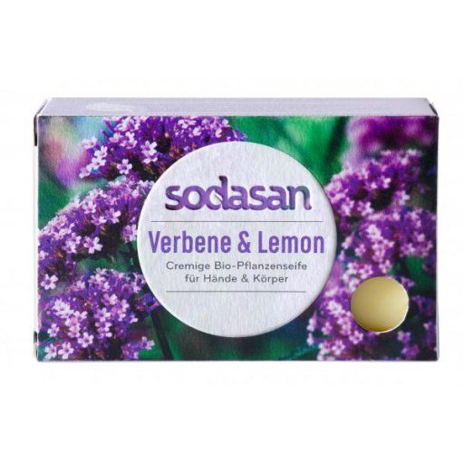 Produktbild - Sodasan - Pflanzenölseife - Verbene & Lemon - 100g