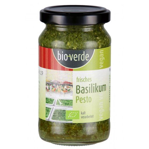 Produktbild - bioverde - Pesto - Basilikum - bio - 165g