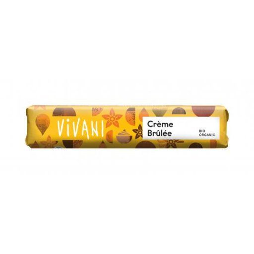 Produktbild - Vivani - Schokoriegel - Crème Brûlée - bio - plastikfrei - 40g