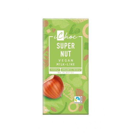 Produktbild - iChoc - Super Nut - Schokolade - vegan -bio