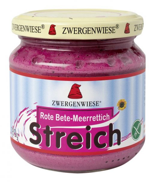 Produktbild - Zwergenwiese - Streich - Aufstrich - Rote Bete-Meerrettich -  bio - (180g)